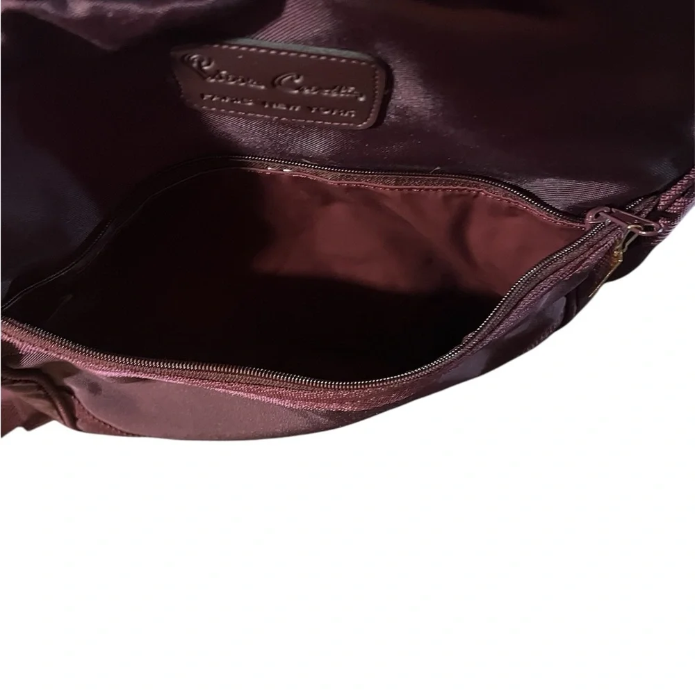 Vintage Pierre Cardin Nylon Backpack Bookbag Carryon Messenger Bag